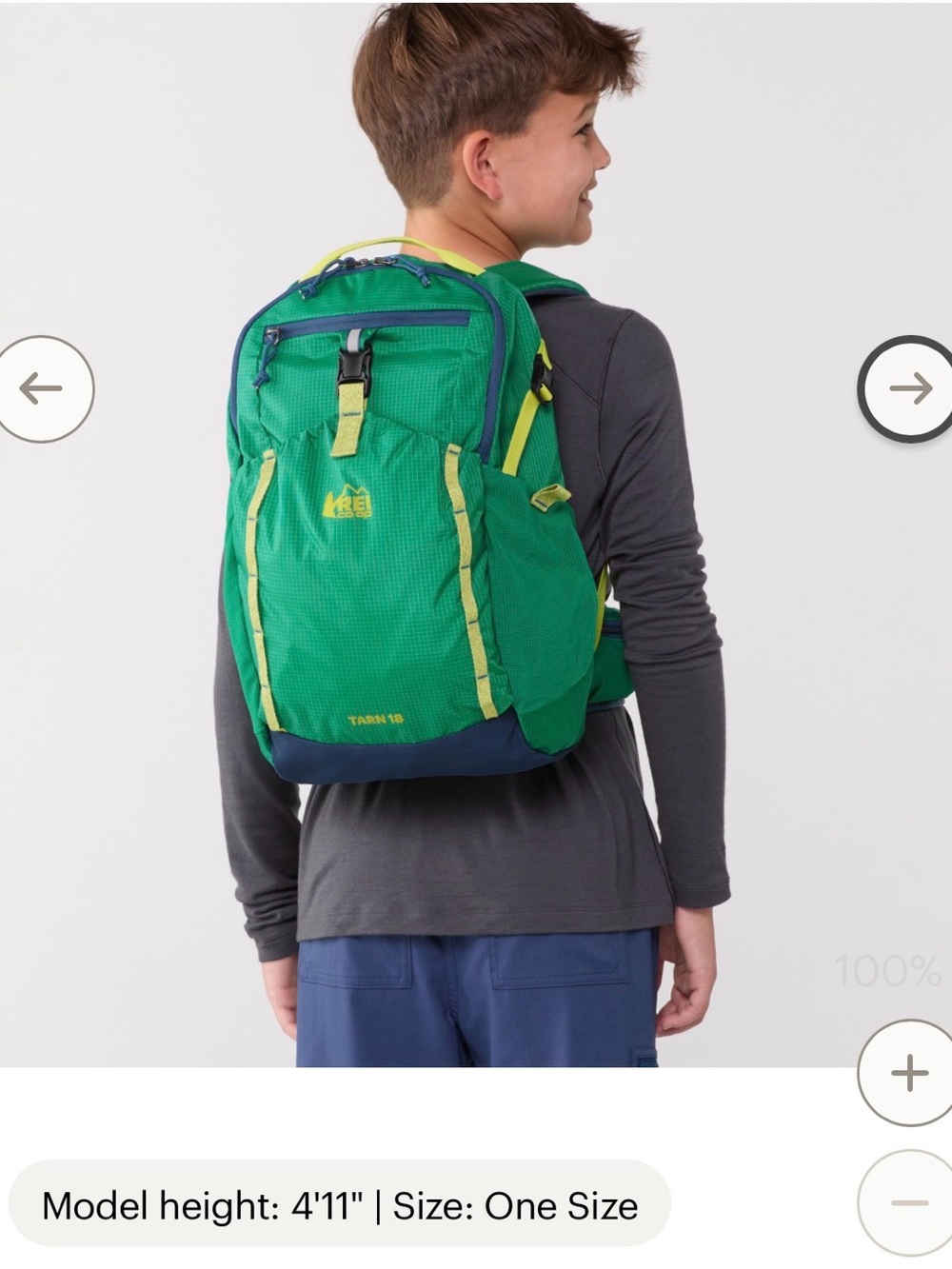 REI Co-op 
Tarn 18 Pack - Kids - Coastal Green